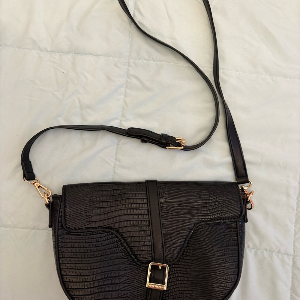 Amy miller brand new Elegant Black Crossbody Bag! Snakeskin